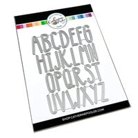 Catherine Pooler Designs - Simple Accents Collection - Dies - Slim Alphabet