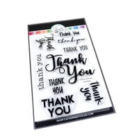 Catherine Pooler Designs - Winter Wonders Collection - Clear Photopolymer Stamps - Thank You Many Ways