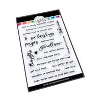Catherine Pooler Designs - Clear Photopolymer Stamps - Typed Up Sentiments