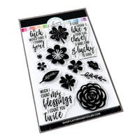 Catherine Pooler Designs - Clear Photopolymer Stamps - Clovers And Blooms
