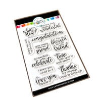 Catherine Pooler Designs - Clear Photopolymer Stamps - Nice Things to Say Sentiments