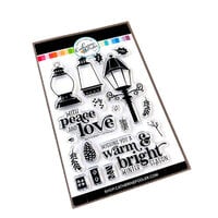 Catherine Pooler Designs - Winter On Main Street Collection - Clear Photopolymer Stamps - Warm and Bright