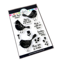 Catherine Pooler Designs - Clear Photopolymer Stamps - Quilted Birds