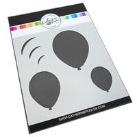 Catherine Pooler Designs - Let's Party Collection - Stencils - Oval Balloon
