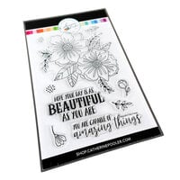 Catherine Pooler Designs - Beautiful New Year Collection - Clear Photopolymer Stamps - Beautiful Day Floral