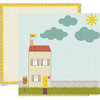 Crate Paper - Neighborhood Collection - 12 x 12 Double Sided Paper - Home