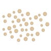 Chic Tags - Cloud 9 Collection - Wood Veneer Shapes - Sequins