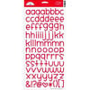 Doodlebug Design - Alphabet Cardstock Stickers - Simply Sweet - Ladybug