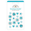 Doodlebug Designs - Boutique Brads - Assorted Brads - Swimming Pool, CLEARANCE
