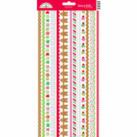 Doodlebug Design - Christmas Candy Collection - Sugar Coated Cardstock Stickers - Fancy Frills