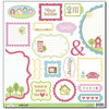 Doodlebug Design - Welcome Home Collection - Cute Cuts - 12 x 12 Cardstock Die Cuts
