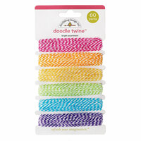 Doodlebug Design - Fairy Tales Collection - Doodle Twine - Bright Assortment