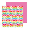 Doodlebug Design - Take Note Collection - 12 x 12 Double Sided Paper - Color Waves