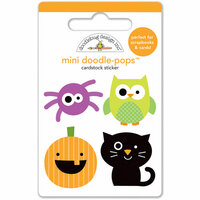 Doodlebug Design - Halloween Parade Collection - Doodle-Pops - 3 Dimensional Stickers - Mini - Halloween Pals