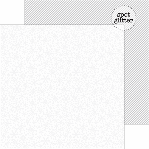 Doodlebug Design - Home for the Holidays - Christmas - 12 x 12 Sugar Coated Double Sided Paper - White Christmas