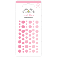 Doodlebug Design - Stickers - Sprinkles - Enamel Dots - Cupcake