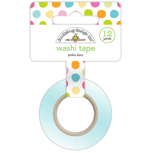 Doodlebug Design - Springtime Collection - Washi Tape - Polka Dots