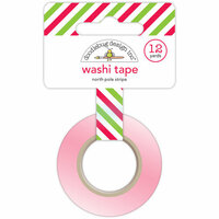 Doodlebug Design - Santa Express Collection - Christmas - Washi Tape - North Pole Stripe