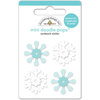 Doodlebug Design - Frosty Friends Collection - Christmas - Doodle-Pops - 3 Dimensional Cardstock Stickers - Snow Crystals
