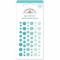 Doodlebug Design - Stickers - Glitter Sprinkles - Enamel Dots - Swimming Pool