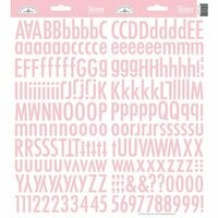 Doodlebug Design - Cardstock Stickers - Skinny Alphabet - Cupcake