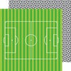 Doodlebug Design - Goal Collection - 12 x 12 Double Sided Paper - Soccer Balls
