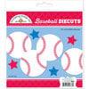 Doodlebug Design - Home Run Collection - Die Cuts Craft Kit - Baseball