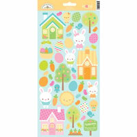 Doodlebug Design - Bunnyville Collection - Cardstock Stickers - Icons