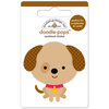 Doodlebug Design - Puppy Love Collection - Doodle-Pops - 3 Dimensional Cardstock Stickers - Sparky