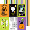 Doodlebug Design - Boos and Brews Collection - Halloween - 12 x 12 Double Sided Paper - Trick or Treat Stripe