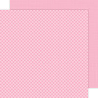 Doodlebug Design - 12 x 12 Double Sided Paper - Gingham and Linen Petite Prints - Cupcake
