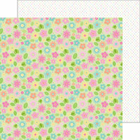 Doodlebug Design - Spring Things Collection - 12 x 12 Double Sided Paper - May Flowers