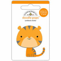 Doodlebug Design - At the Zoo Collection - Stickers - Doodle-Pops - Tommy Tiger