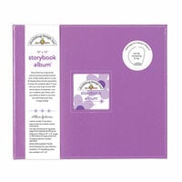 Doodlebug Design - 12 x 12 Storybook Album - Lilac