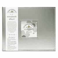 Doodlebug Design - 8 x 8 Storybook Album - Silver