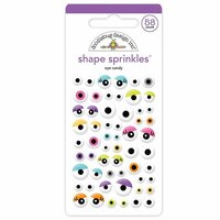 Doodlebug Design - Booville Collection - Halloween - Sprinkles - Self Adhesive Enamel Shapes - Eye Candy