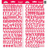 Doodlebug Design - Cardstock Stickers - Abigail - Ladybug