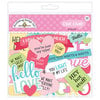 Doodlebug Design - So Punny Collection - Chit Chat - Die Cut Cardstock Pieces