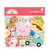 Doodlebug Design - Down on the Farm Collection - Odds and Ends - Die Cut Cardstock Pieces