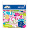 Doodlebug Design - Hello Collection - Chit Chat - Die Cut Cardstock Pieces with Foil Accents