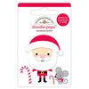 Doodlebug Design - Christmas Town Collection - Doodle-Pops - 3 Dimensional Cardstock Stickers - Sweet Santa