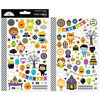 Doodlebug Design - Pumpkin Party Collection - Halloween - Cardstock Stickers - Mini Icons