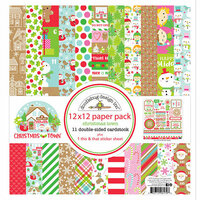 Doodlebug Design - Christmas Town Collection - 12 x 12 Paper Pack