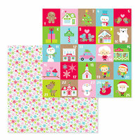 Doodlebug Design - Christmas Town Collection - 12 x 12 Double Sided Paper - Festive Flurry