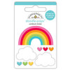 Doodlebug Design - Lots O' Luck Collection - Doodle-Pops - 3 Dimensional Cardstock Stickers - I Heart Rainbows