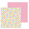Doodlebug Design - Simply Spring Collection - 12 x 12 Double Sided Paper - Dot to Dot