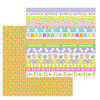 Doodlebug Design - Hoppy Easter Collection - 12 x 12 Double Sided Paper - Carrot Patch