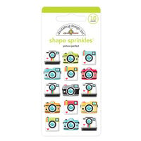 Doodlebug Design - I Heart Travel - Stickers - Shape Sprinkles - Enamel - Picture Perfect