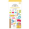 Doodlebug Design - School Days - Stickers - Shape Sprinkles - Enamel - School Supplies