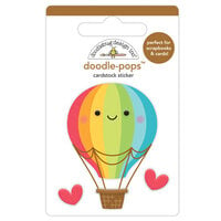 Doodlebug Design - I Heart Travel - Stickers - Doodle-Pops - Up, Up and Away